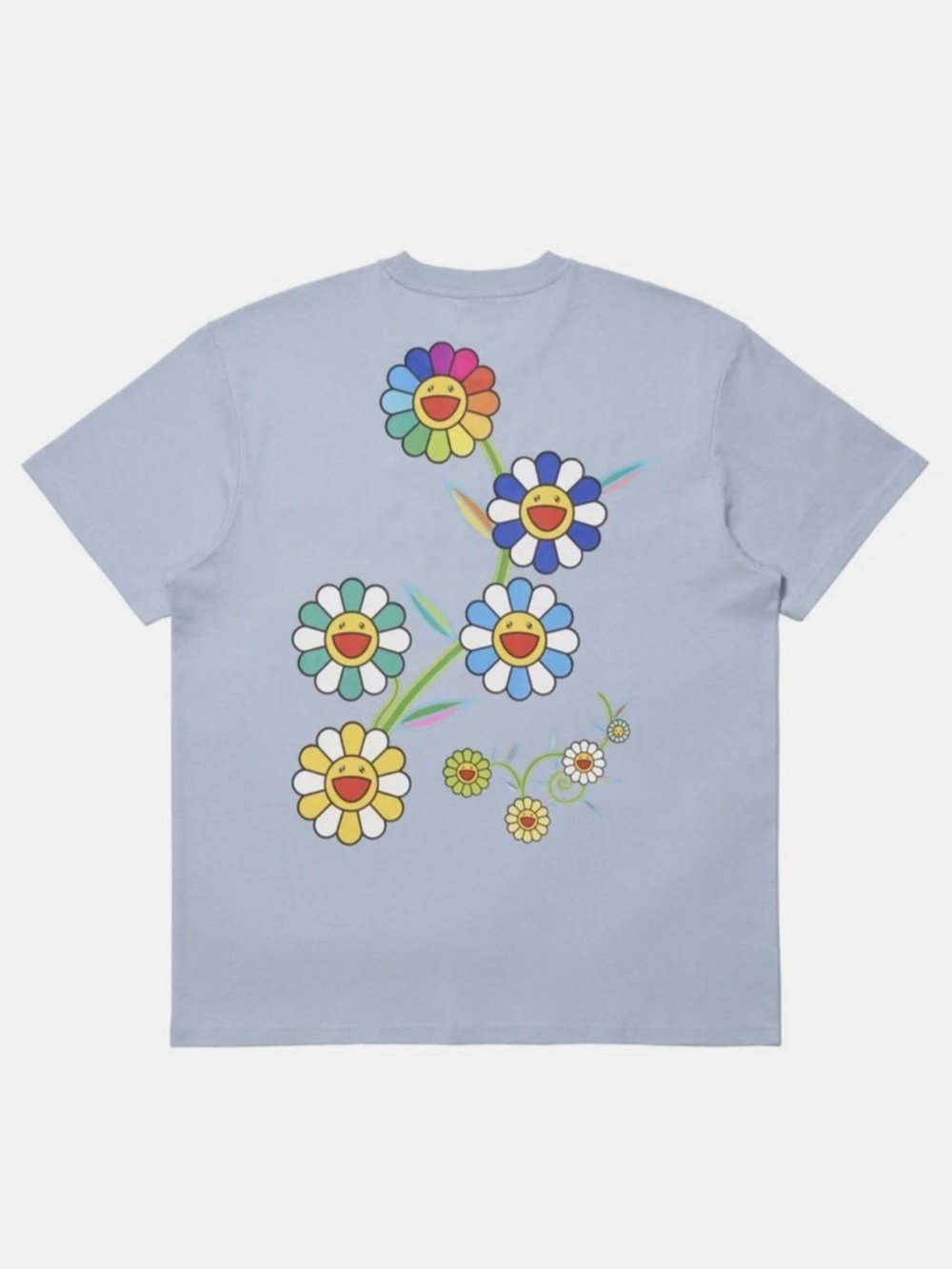 Light Blue Short-Sleeve Graphic Daisy Tee size Small